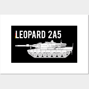 Crazy about tanks! German MBT Leopard 2A5 Posters and Art